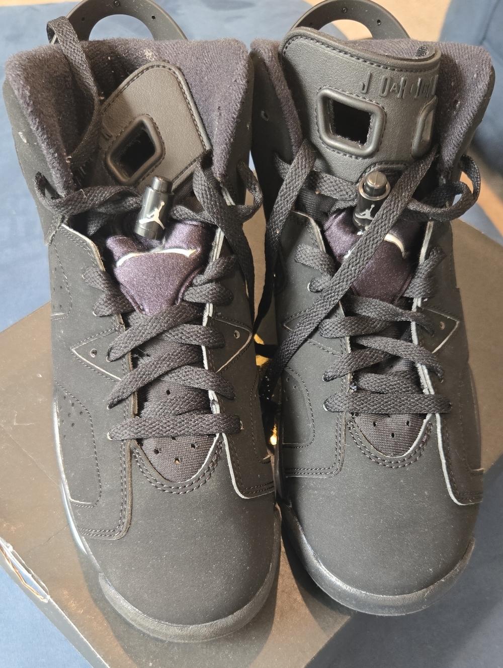 Air Jordan 6 Retro Black High-Top Sneakers